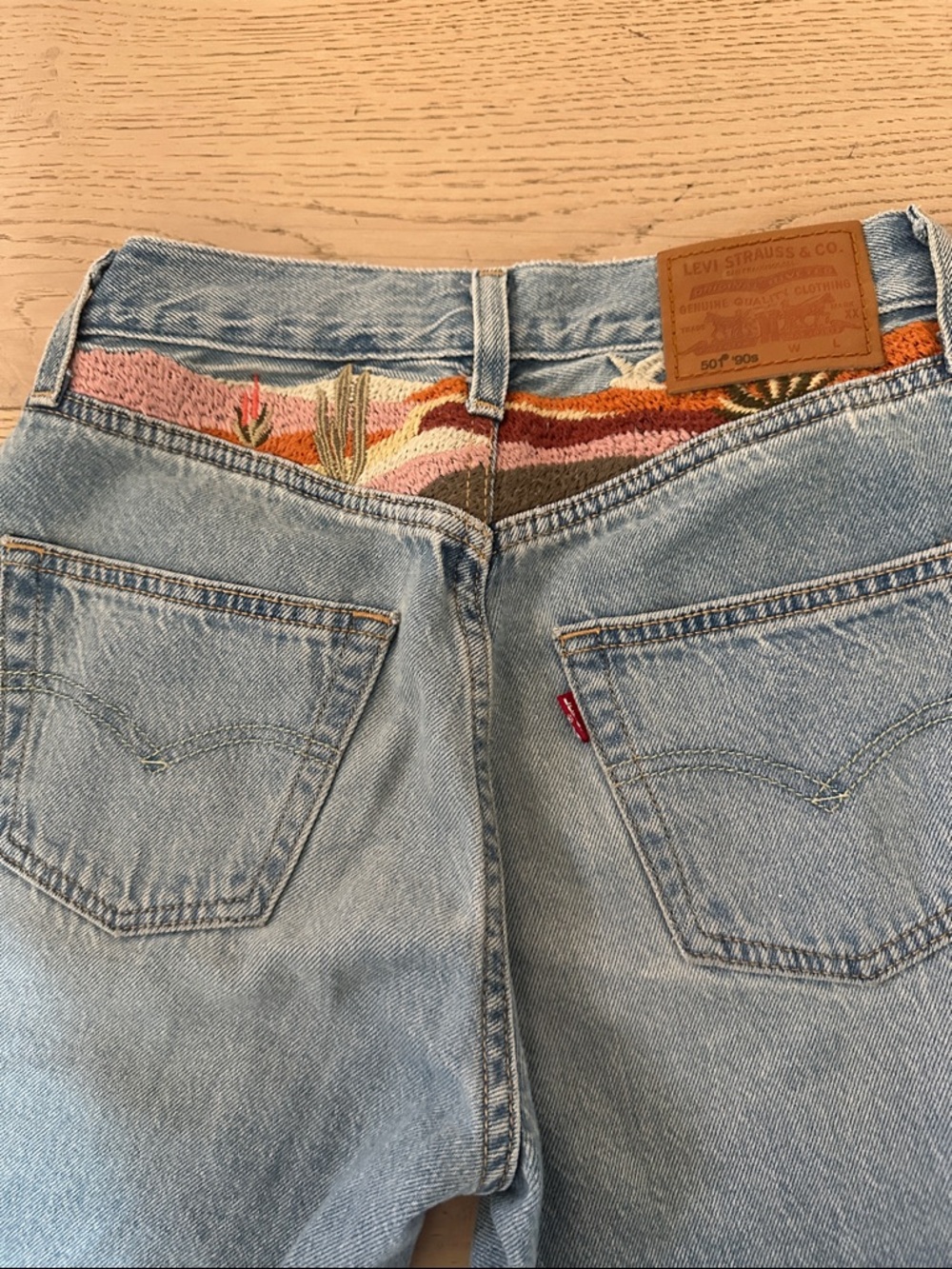 Light 501 90s women Straight-Leg Jeans